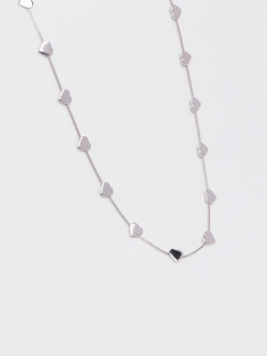 Choker Coração Chapa